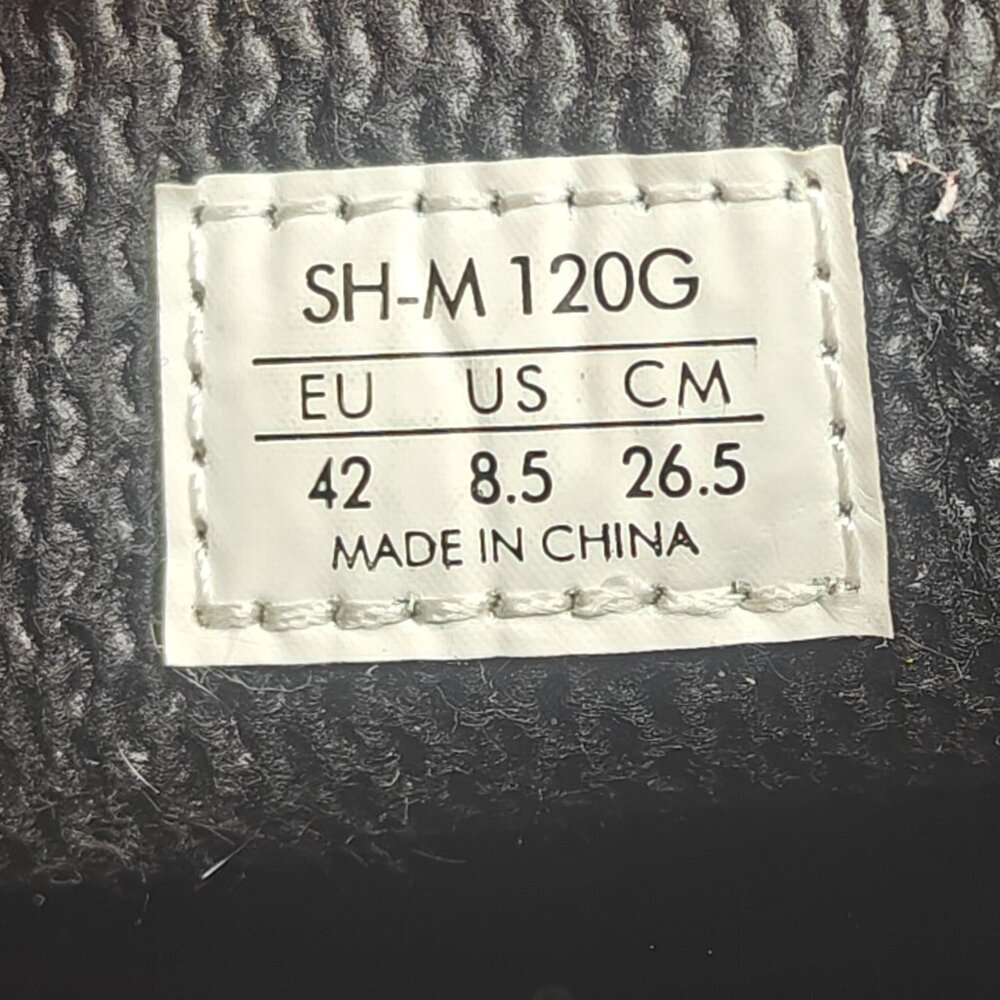 EUC Shimano SPD Men's Gray Cycling Mountain Bike Shoes US Sz 8.5 EUR 42 M-1206G - Picture 11 of 11